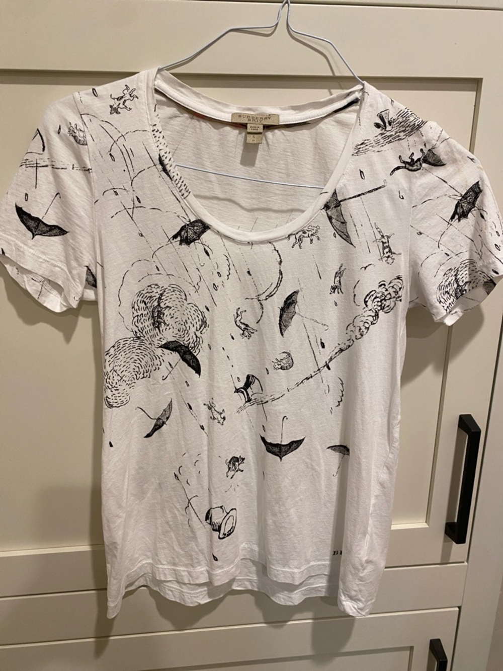 Burberry Brit tee sketches